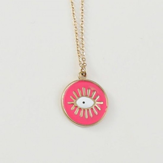 Wholesale Boho Stainless Steel Colorful Collarbone Necklace Wholesale Boho Stainless Steel Colorful Collarbone Necklace